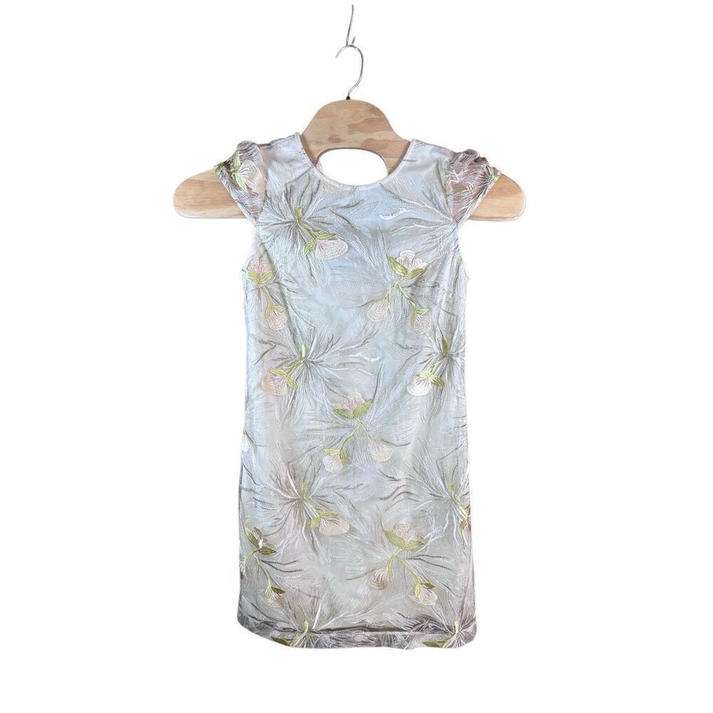 Donna Ricco Embroidered Slip Dress Size 10